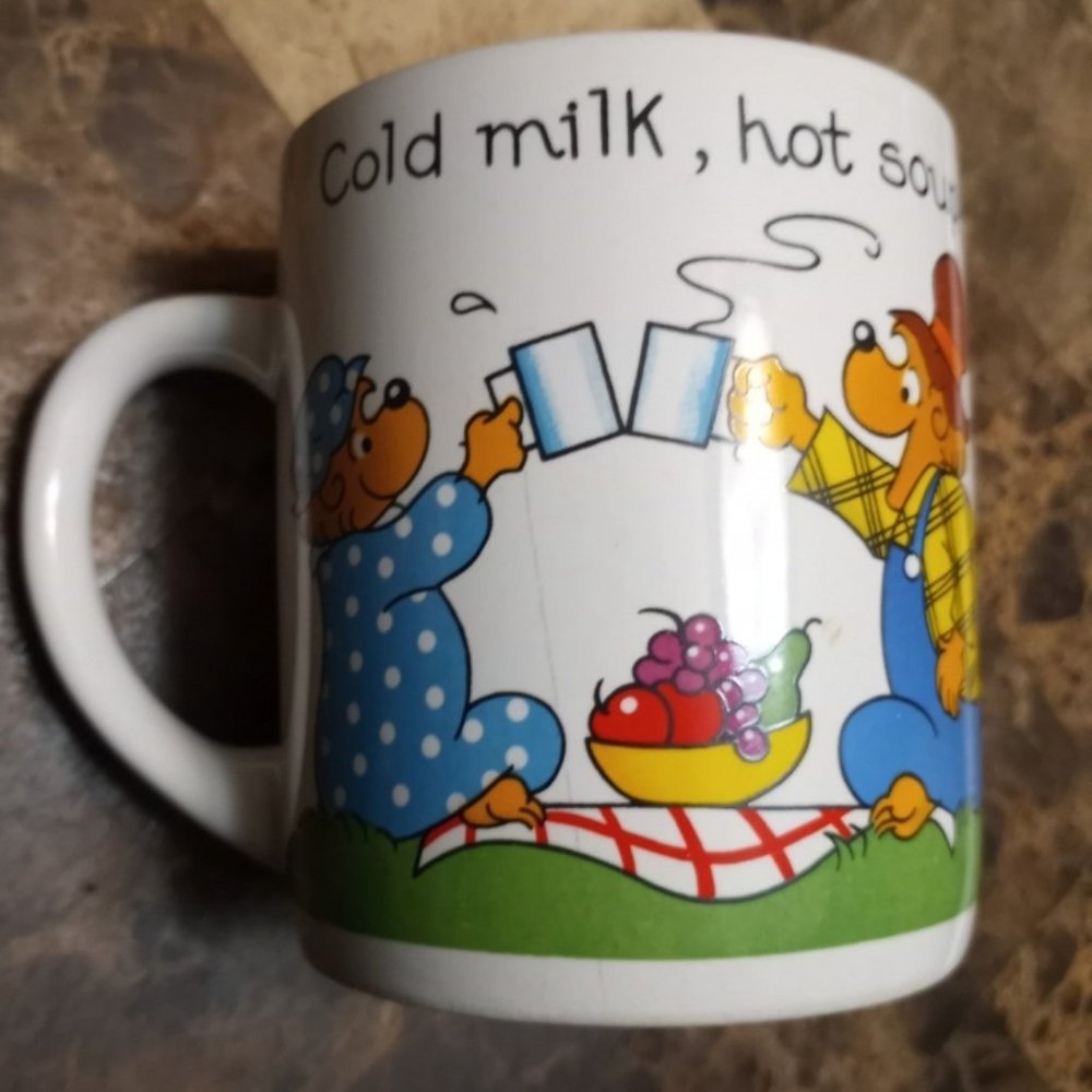 Vintage 1987 Berenstain Bears Ceramic Coffee Mug
